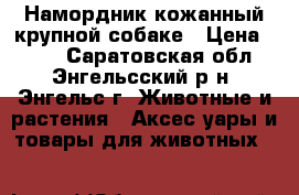 Намордник кожанный крупной собаке › Цена ­ 200 - Саратовская обл., Энгельсский р-н, Энгельс г. Животные и растения » Аксесcуары и товары для животных   